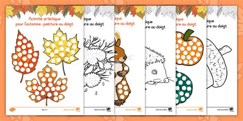 art,activité,artistique,peinture,doigt, automne,cycle 1,maternelle