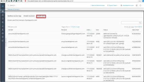 Search email for each domain with Plesk maillog utility - Diadem ...
