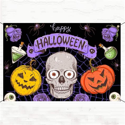 Buy PatPat Halloween Decoration Cloth Backdrop Photography Background ...