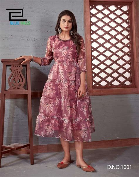 Blue Hills Royal Queen Vol 1 Catalog Fancy Wear Organza Printed ...