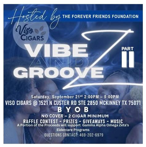 VibeZ & GrooveZ Part II, Viso Cigars, Mckinney, 21 September 2024 ...