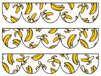 Banana Bulletin Board Decor Kit, Banana Letters school resource by ...