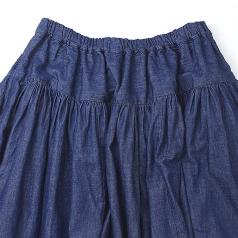 SETTO セット デニムギャザースカート ”5oz gather skirt” STSK0003 レディース【送料無料】 | BRAND ...