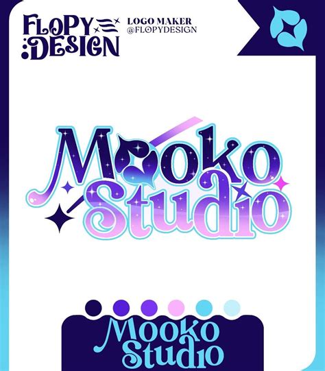 Mooko Creative Studio Emblem | Watermark design, Graphic design fonts, Logo design