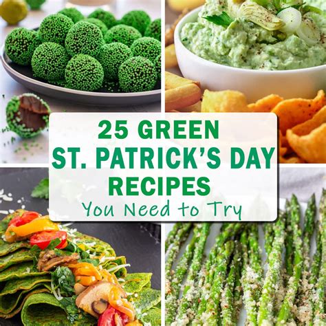 25 Green St. Patrick's Day Recipes You Need to Try - Happy Foods Tube