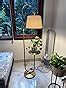Divine Trends Modern Table Shelf LED Floor Lamp Standing Brass Antique ...