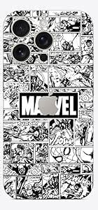 Layers skins Compatible for iPhone 16 Pro Marvel-Comic Mobile Back Skin ...
