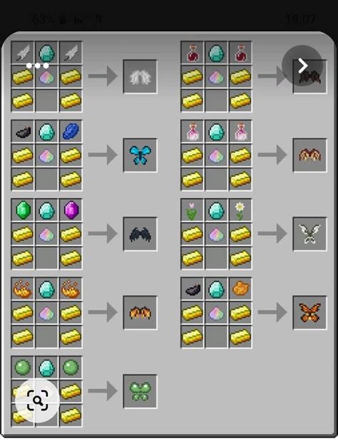 Minecraft dye recipes chart – Artofit