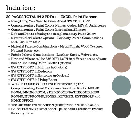 Sherwin Williams CITY LOFT Color Palette - NISH