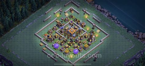 Unbeatable Builder Hall Level 9 Base with Link - Clash of Clans - BH9 ...
