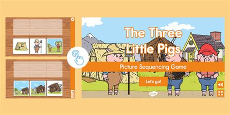 Interactive 3 Little Pigs Game for Kids | Twinkl USA