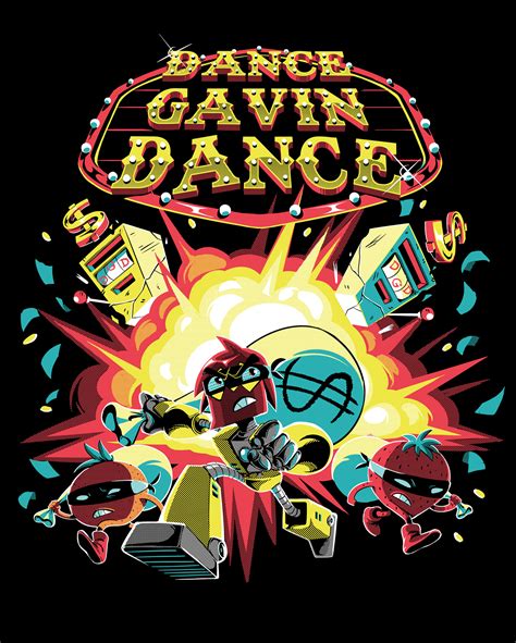 DANCE GAVIN DANCE Official Merch - Robot Heist :: Behance