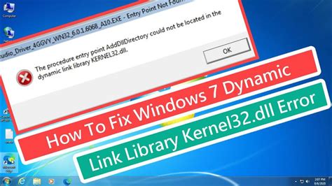 How to Fix Dynamic Link Library Kernel32.dll 的图像结果