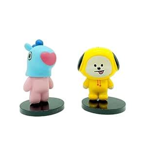 Buy KENMA BTS BT21 Sitting Chimmy - Mang Set of 2 Action Figures Online ...