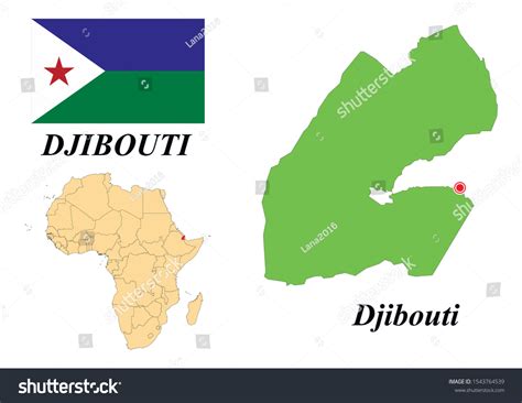 Republic Djibouti Capital Djibouti Contour Map Stock Vector (Royalty Free) 1543764539 | Shutterstock