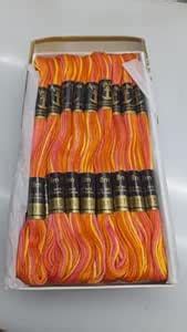 Anchor Cross Stich/Long Stich Embroidery Cotton Threads,Pack of 25, 8 ...