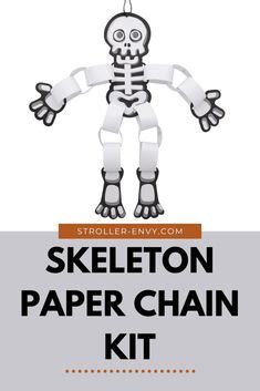 Image result for Skeleton Paper Chain Craft