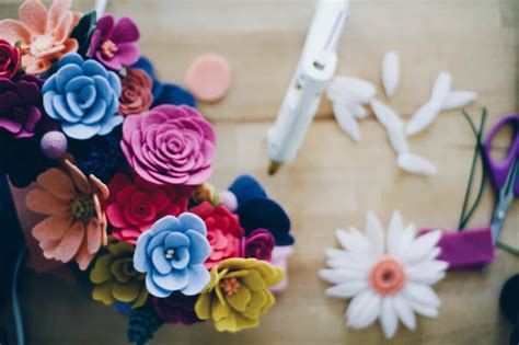Image result for Flower Felt Tutorial