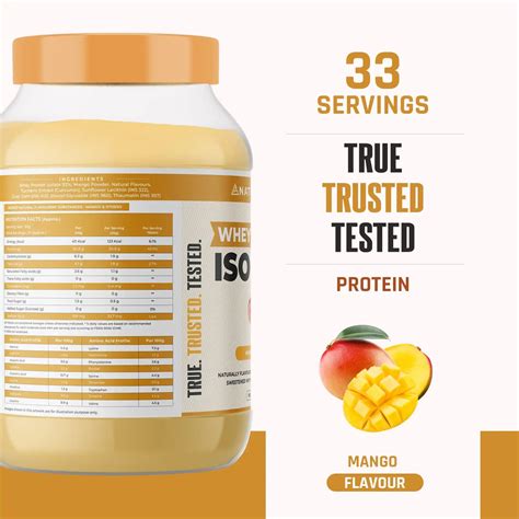 100% Natural Whey Protein Isolate – naturaltein