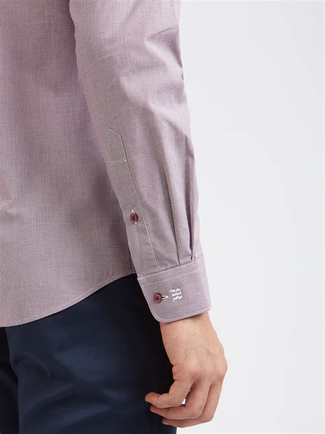 Raymond Purple Checks Slim Fit Full Sleeve Cotton Shirt – MyRaymond
