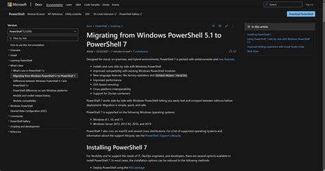 Install New PowerShell Version 的图像结果