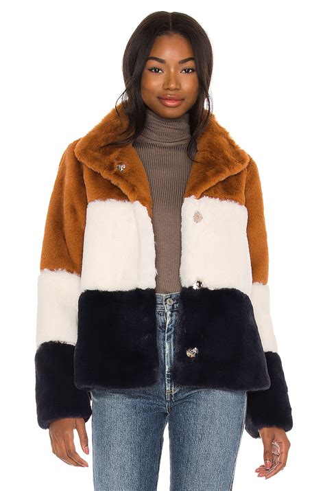 Soia & Kyo Bea Faux Fur Jacket in Multi | REVOLVE