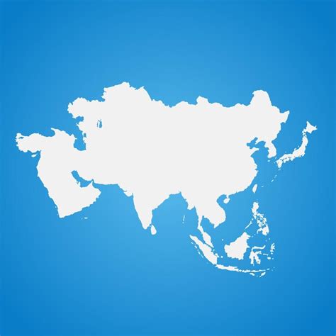 Asia Continent Map 的图像结果