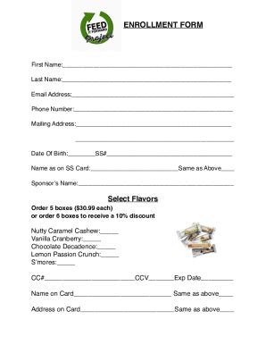 Fillable Online Electronic Enrollment Forms Fax Email Print - pdfFiller