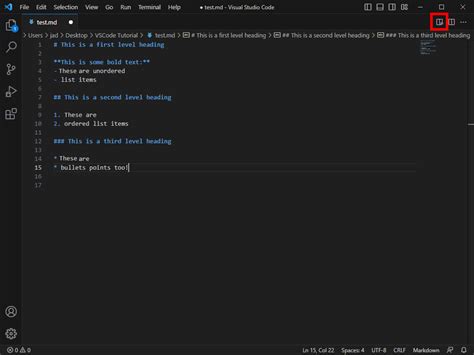 Image result for Visual Studio Code Mark Down