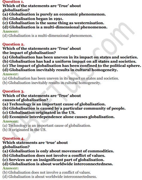 Image result for Globalisation Class 12 Political Science Project