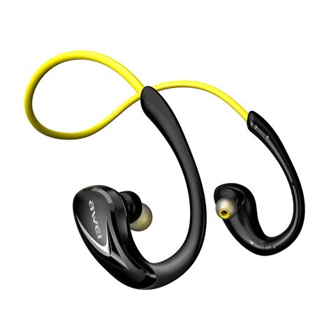 Awei A880BL Super-Bass Neckband Noise-Isolation NFC Bluetooth Headset ...