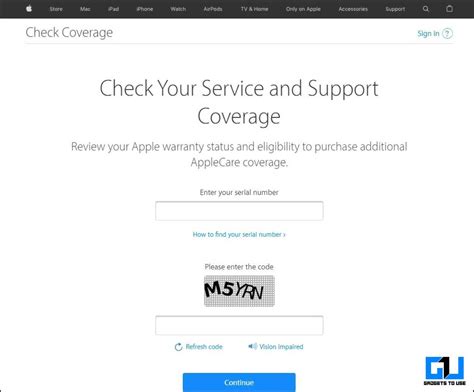AppleCare Check 的图像结果