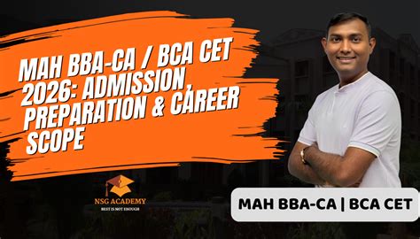 BCA BBA BMS Entrance Coaching in Pune & Maharashtra | NSG Academy