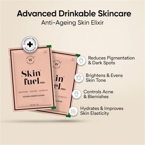 Skin Fuel Pro+ Valencia Orange Flavor Sachets | Wellbeing Nutrition