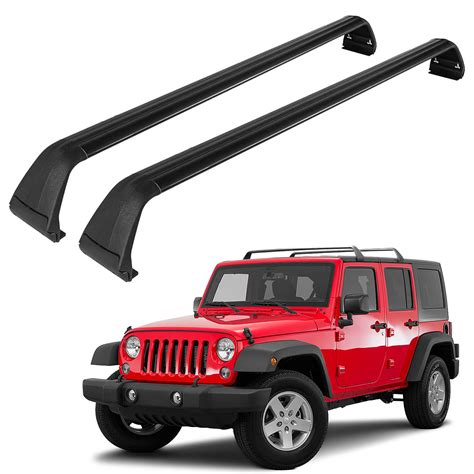 Buy HurayRoof Racks Crossbars for Jeep Wrangler JK JL 07-23, Jeep ...