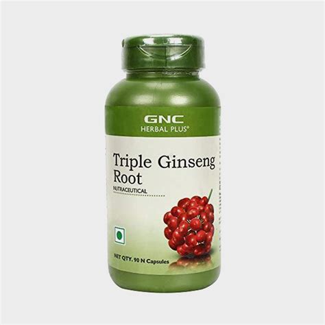 GNC Triple Ginseng Root Vegetarian 90 Capsules buy Online at Best Price ...