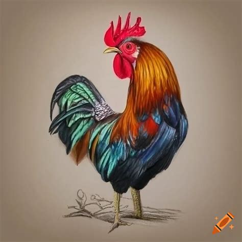 Rooster Sketch