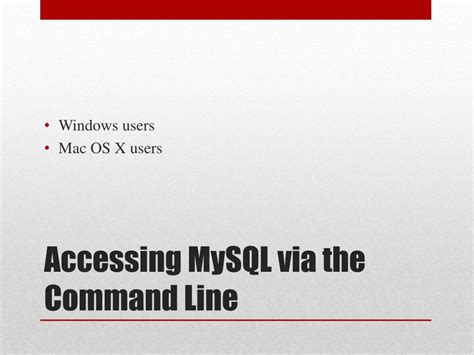 MySQL Terminal Commands 的图像结果