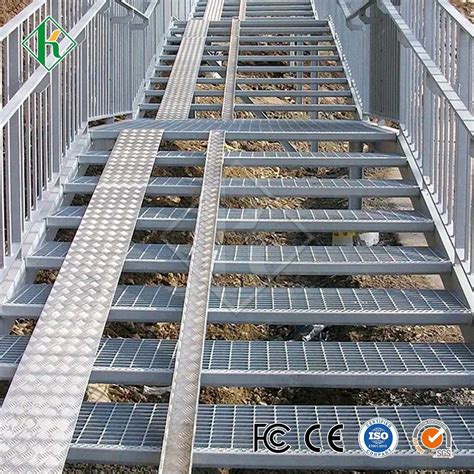 Kaiheng Steel Stair Treads Suppliers Hot DIP Galvanized Safety Stair ...