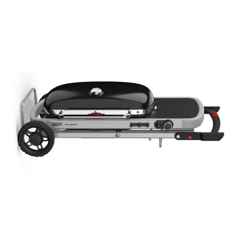 Shop Weber Traveler Liquid Propane Portable Gas Grill with Grill ...