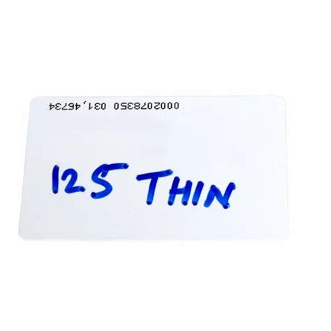 RFID Cards & Tags - RF CARD 125KHZ THIN Trader - Wholesaler ...