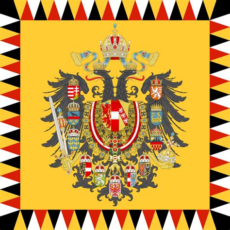 The Imperial Standard of the Austro-Hungarian Empire. This was like the ...