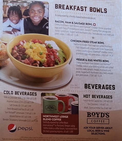 Menu at Elmer's Restaurant (Tacoma, WA), Tacoma