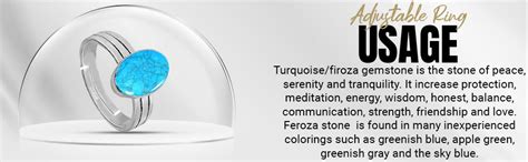 CLEAN GEMS Turquoise/Firoza 7.25 Ratti or 6.5 Carat Astrological ...