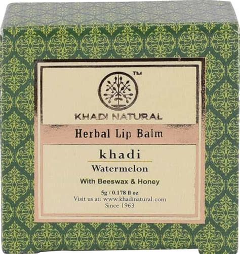 Buy KHADI NATURAL WATERMELON LIP BALM 5 G Online & Get Upto 60% OFF at ...