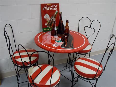 Coke Cola Table And Chairs
