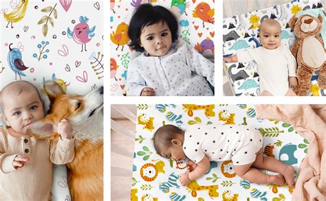 Buy A Baby Cherry Fitted Crib Sheet 100% Organic Jersey Cotton 125 ...