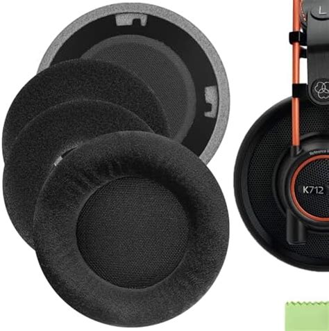 Geekria Comfort Velour Replacement Ear Pads for AKG K701, K702, Q701 ...
