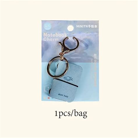 Mini Leather Book Keychain | Durable & Stylish - Journal Carnival
