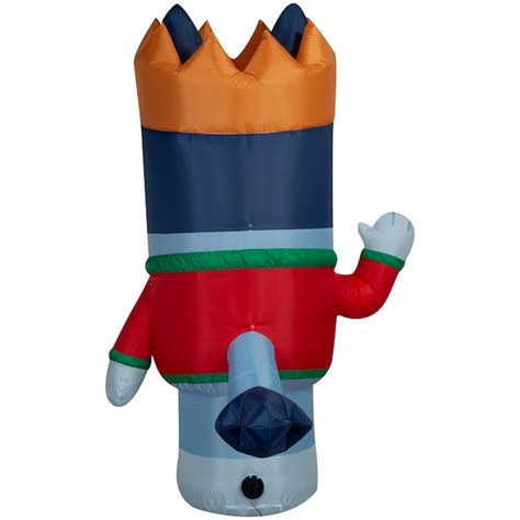 Bluey 8-ft Lighted Character Arts Bluey Merry Christmas Inflatable in ...